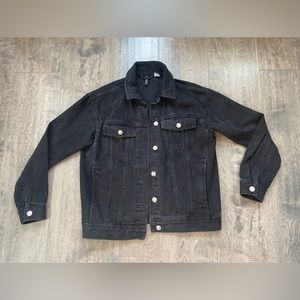 Divided black Jean jacket